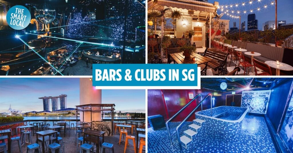 23 Best Bars & Clubs In Singapore To Party At If Your Bedtime Starts At 6am best bars clubs singapore - cover image